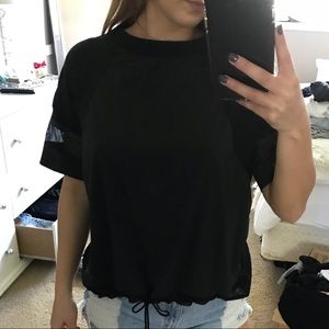 Nike Black Mesh Top